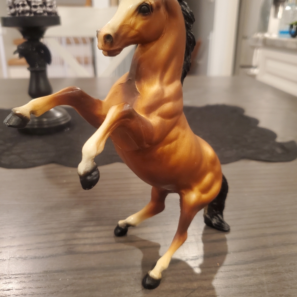 Vintage Breyer #185 Rex Bay Rearing Stallion Horse